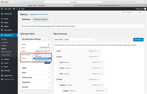 max mega menu documentation|Menu Styling .